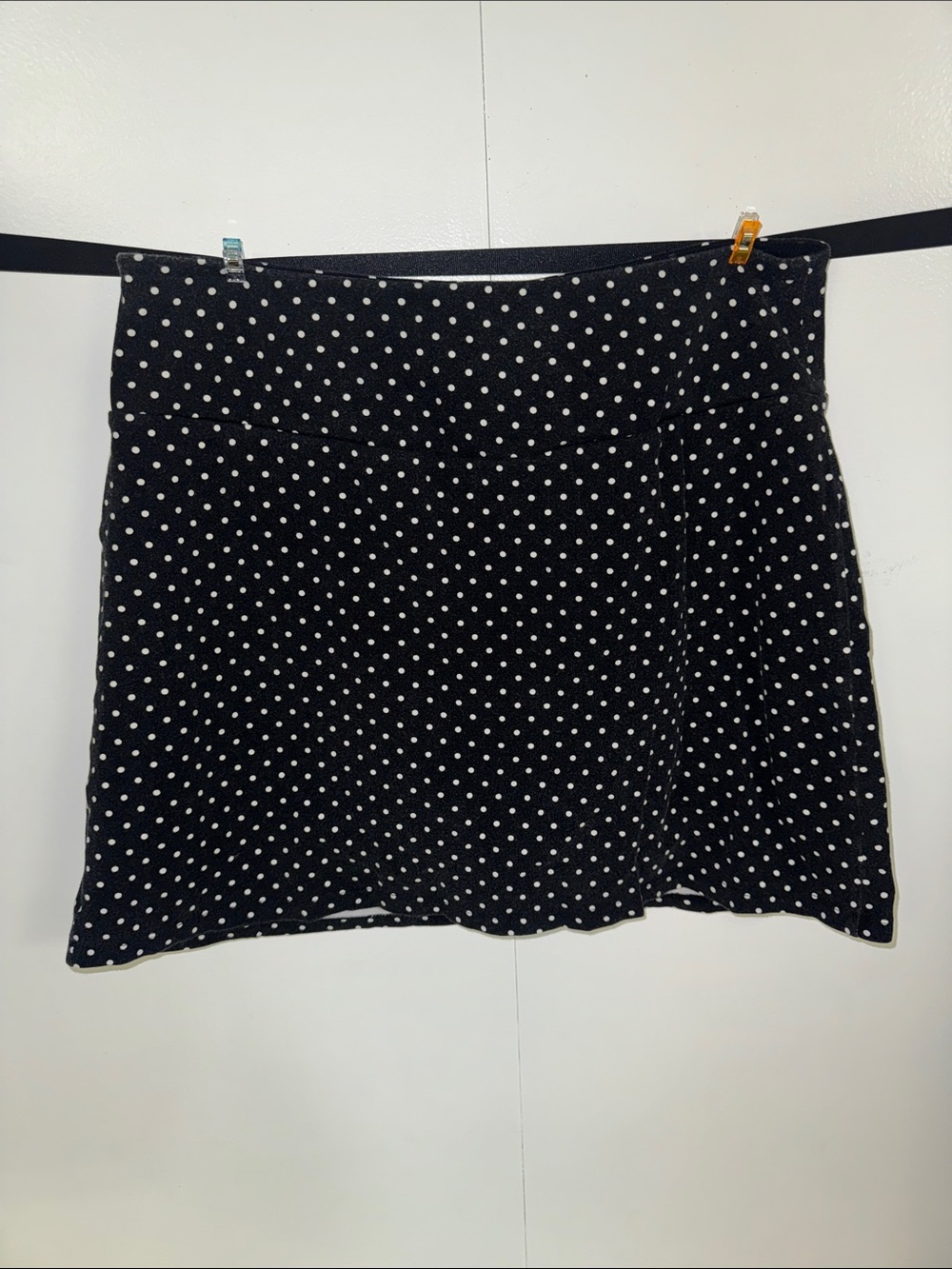Women's Black Polka Dot Skort - Classic Casual